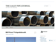 Tablet Screenshot of lallypipeblog.com